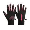 Winter Cycling Cold proof and Warm Gloves for Women Outdoor Cycling Electric Bike Plus Velvet Thickened Windproof Touch Screen Gloves for Men