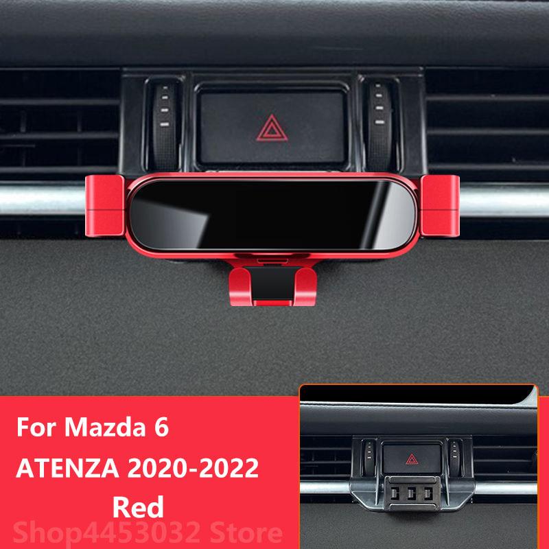 Car Mobile Phone Holder for Mazda 6 ATENZA 2022 2021 2019 Raptor Mounts Bracket GPS Stand Rotatable Support Accessories Ujcdg07