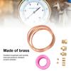 9Pcs Durable Metal Material Oil Pressure Gauge Tubing  Instrument Pipeline Installation
