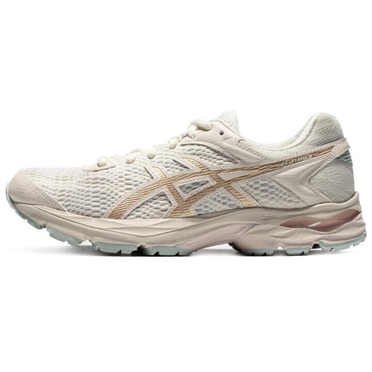 (WMNS) ASICS Gel-Flux 4 White Golden Women s 1012A523-105 EU 37