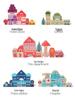 100-Piece Wooden City Street Building Blocks for Kids, Ages 1-3