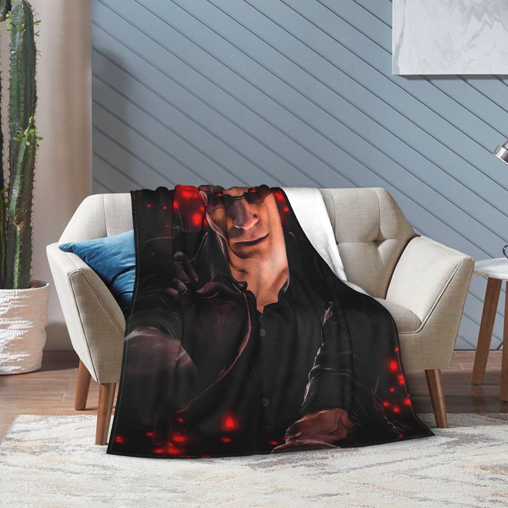 Albert Wesker  Blanket Warm Cozy Fluffy Throw Blankets for Couch 50x60 Inch Multiple Sizes Bedding Throws
