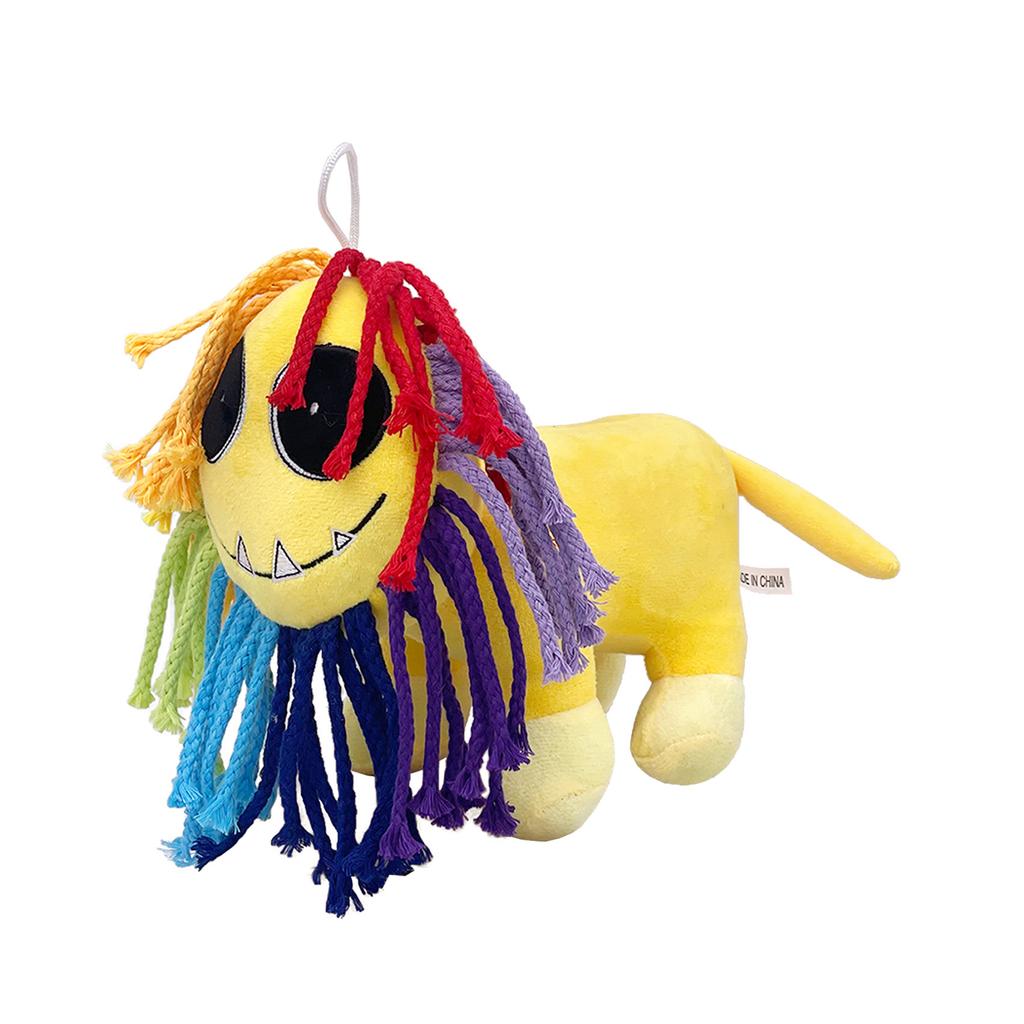 Erstaunlicher digitaler Zirkus Plüsch Buntes Löwenmonster Großer Löwe Plüschtier, Weiche Stofftierpuppe für Kinder Jungen Mädchen Weihnachtsgeschenk