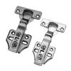 Stainless Steel Cabinet Door Hinges Soft Close Quiet with Screws Concealed Hinges Wardrobe Door Furniture