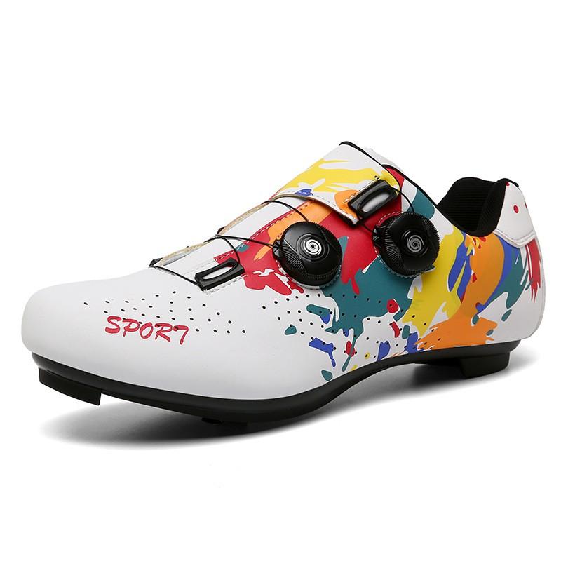 Unisex Cycling Shoes Mountain Road Bike Clipless Flat Pedal Compatible Lightweight Supportive Outdoor Ride