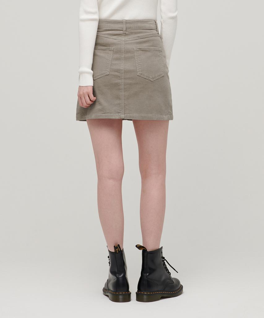 Musinsa Standard Woman Women'S Corduroy Mini Skirt [Light Beige]