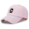 C Letter Embroidery Baseball Cap Sun Protection Peaked Cap Breathable Outdoors