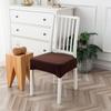 Stretch-Stuhlsitzbezüge aus Jacquard für Esszimmer, abnehmbar, waschbar, staubdicht, Stuhlsitzkissenschutz, Schonbezüge