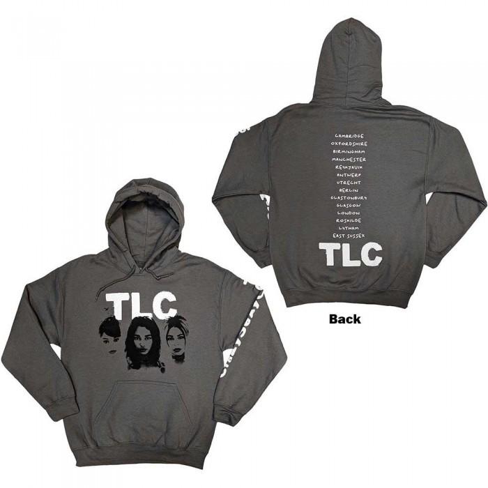 TLC Unissex Adulto CrazySexyCool Álbum European Tour 2022 Moletom Com Capuz S carvão