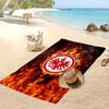 Eintracht Frankfurt Fußball Print Strandtuch, Großes Weiches Schnelltrocknendes Handtuch für Strand Camping Schwimmen