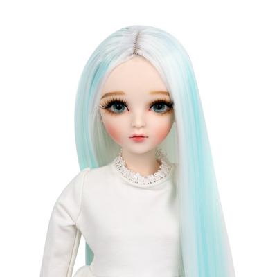 Akarachi 60cm Ball-Joined Doll Wig Ice Mix Straight, Mixed Colors