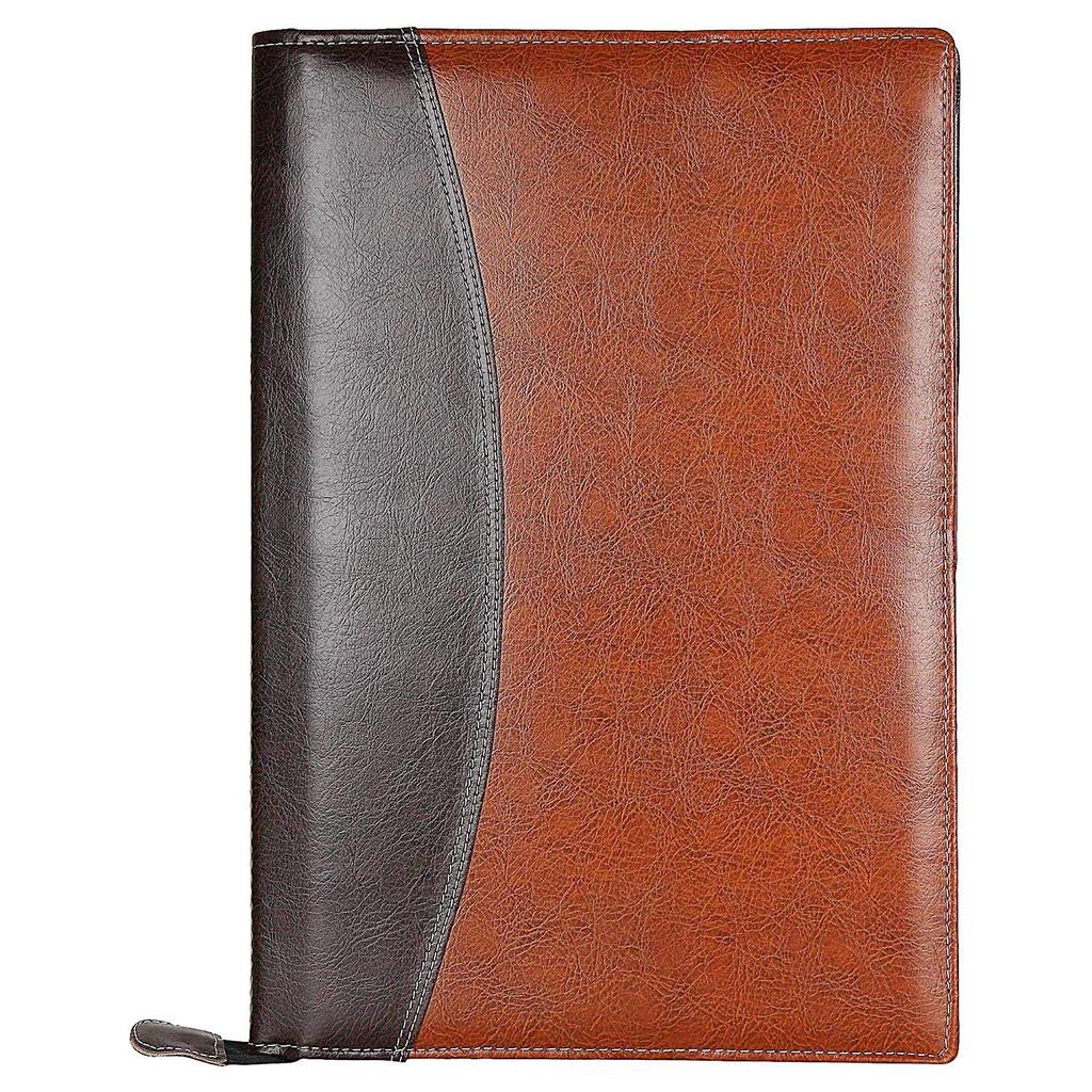 Eclet B4 Size Document File Folder Certificates, Legal Paper Holder Pu Leatherette Material Professional Waterproof Chai