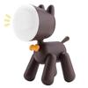 Rechargeable Brown Dog LED Night Light – Children's Bedside Lamp with 2 Light Intensities and Built-in Battery