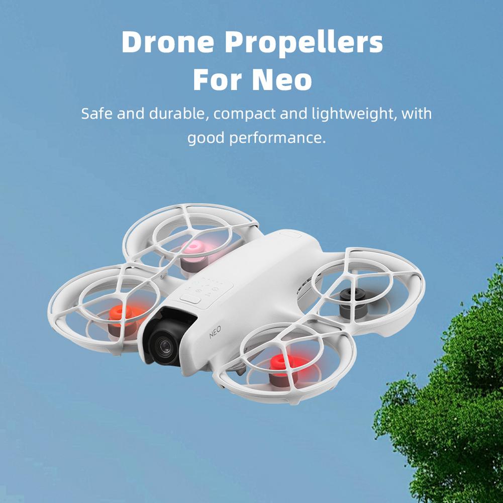 2 Pairs Propellers for DJI Neo Color Paddle Lightweight Drone Propeller Blade Kit Drone Wing Blade for DJI Neo Drone Accessories