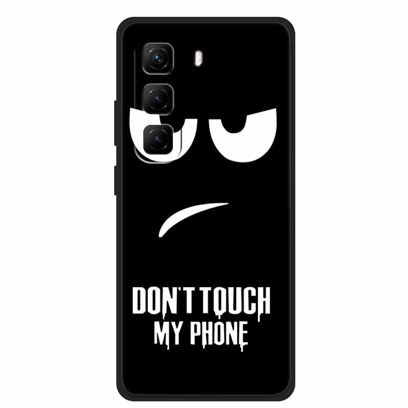 Per Custodia Infinix Hot 50 5G Fiori Morbido Silicone TPU Antiurto Custodie per Telefono per Infinix X6720 Animali Lupo Cool Copertura Protettiva