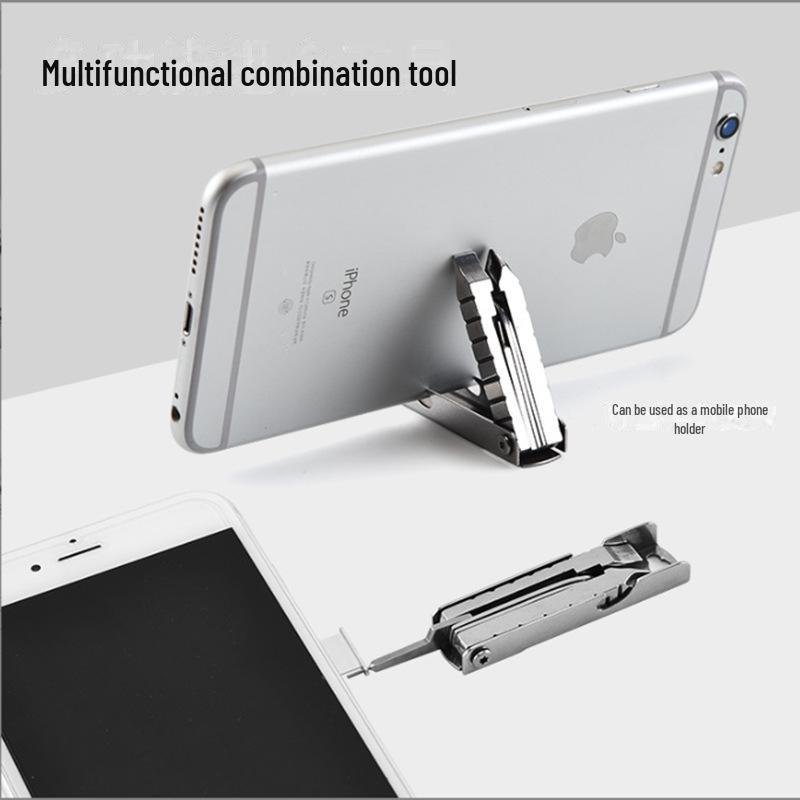 Portable Mini EDC Multifunctional Keychain Screwdriver & Repair Tool