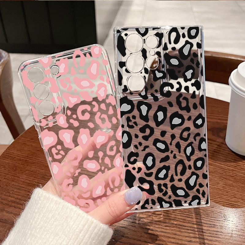 Striped Pattern Clear Phone Case For Samsung Galaxy S26 S25 S24 S23 Ultra S26 S22 Plus S24 S21 FE S25 Edge Silicone Soft Cover