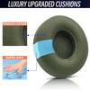 Replacement Ear pads for Beats Solo 3 Wireless Headphones & Beats Solo2 Headphones, Soft Protein Leather, Increase thickness (Turf Green)