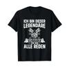 T Shirt With Gerunisex Text Quot Ich Bin Dieser LegendRe Schrauber Kfz Mechanik Black Vintage Top For Everyday Wear