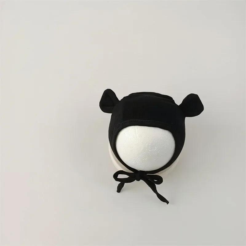 Hot Newborn Hat Cute Cartoon Bunny Bear Ear Beanie for Infant Baby Boy Girl Korean Baby Hat Spring Autumn Toddler Cap