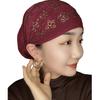 YASEEN Muslim Fashion Women Elastic Acrylic Breathable Eco-Friendly Turban Headgear Hijab Bonnet Headscarf Four Seasons