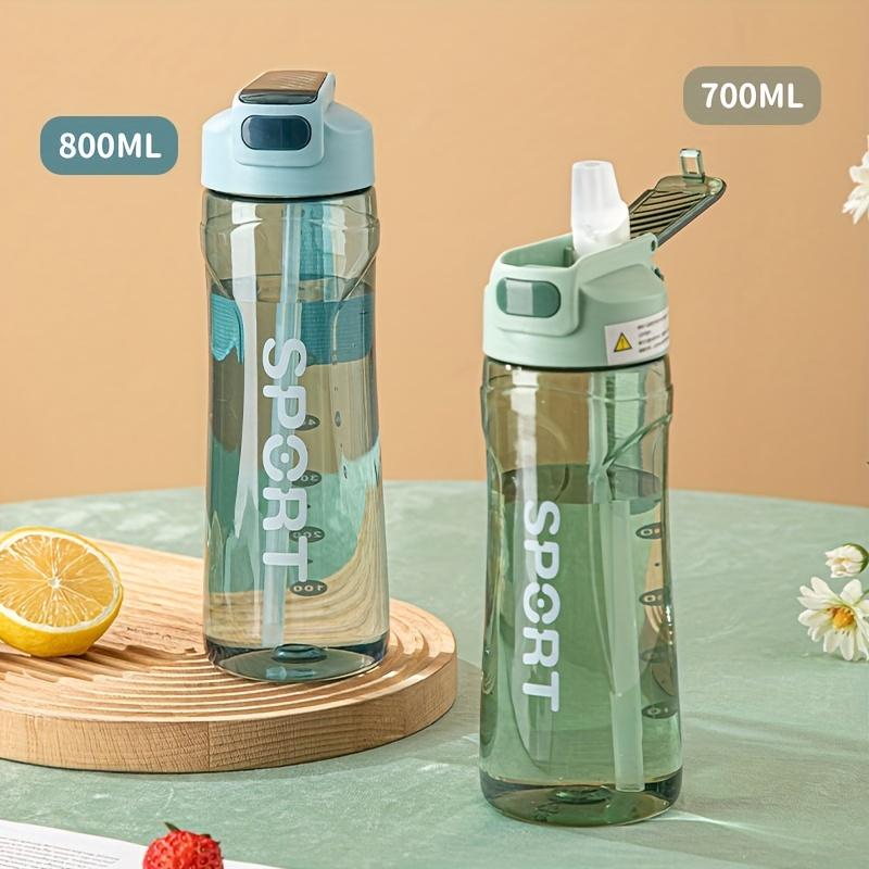 Large Capacity Leakproof Sports Water Bottle with Straw for Boys and Girls - Perfect for Fitness and Summer Activities