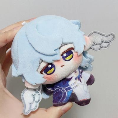 10cm Sunday Robin Plushie Toys Honkai Star Rail Sunday Plush Doll Keychain Decorative Pendant Collection Birthday Gifts