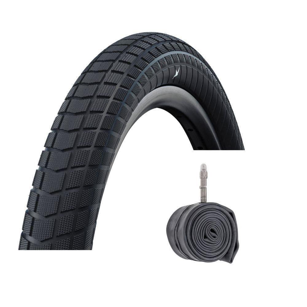 

Schwalbe Big Ben READY 25 Suitable 7DV (Tube Set) SW-11159783.DV7 20x2.15/55-406/Wire Bead/Black/650g/Active Line/K-Guard/Green/50EPI/E-BIKE Tube чёрный