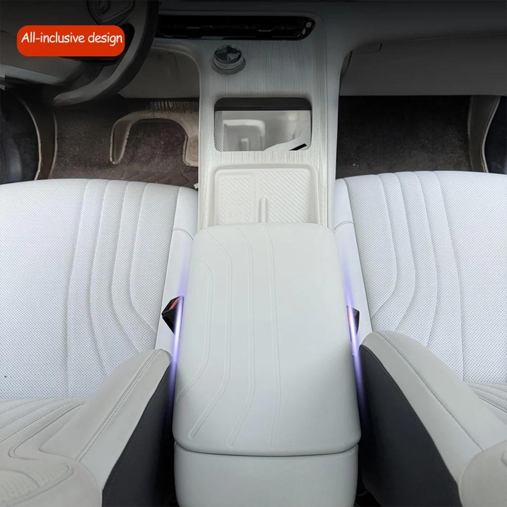 For Geely Galaxy E5 EX5 Proton eMas 7 E245 2024~2026 2025 Silicone Armrest Box Protection Cover Auto Interior Accessories