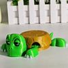 Creative Cute Funny 3D Printing Frightened Turtle Shape Drink Coasters Table Ornaments Kettle Mat Tea Coaster Desktop Decoration