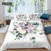 Home Living Luxury 3D Sage Green Bedding Set Duvet Cover Set Pillowcase Kids Bedding Set Queen and King EU/US/AU/UK Size