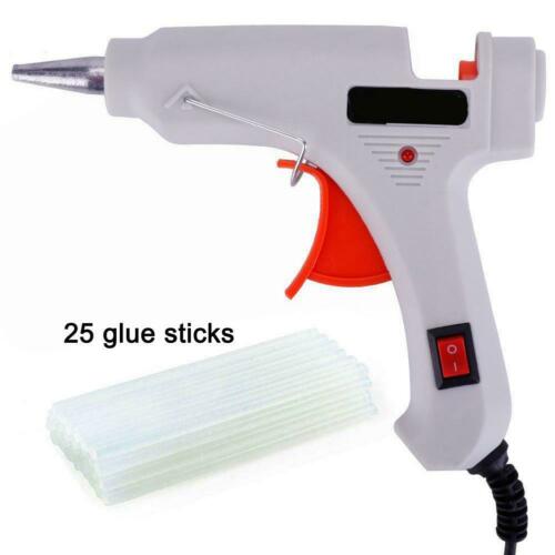 Buy Hot Melt Glue Gun with Sticks Professional School 100w UK Plug at