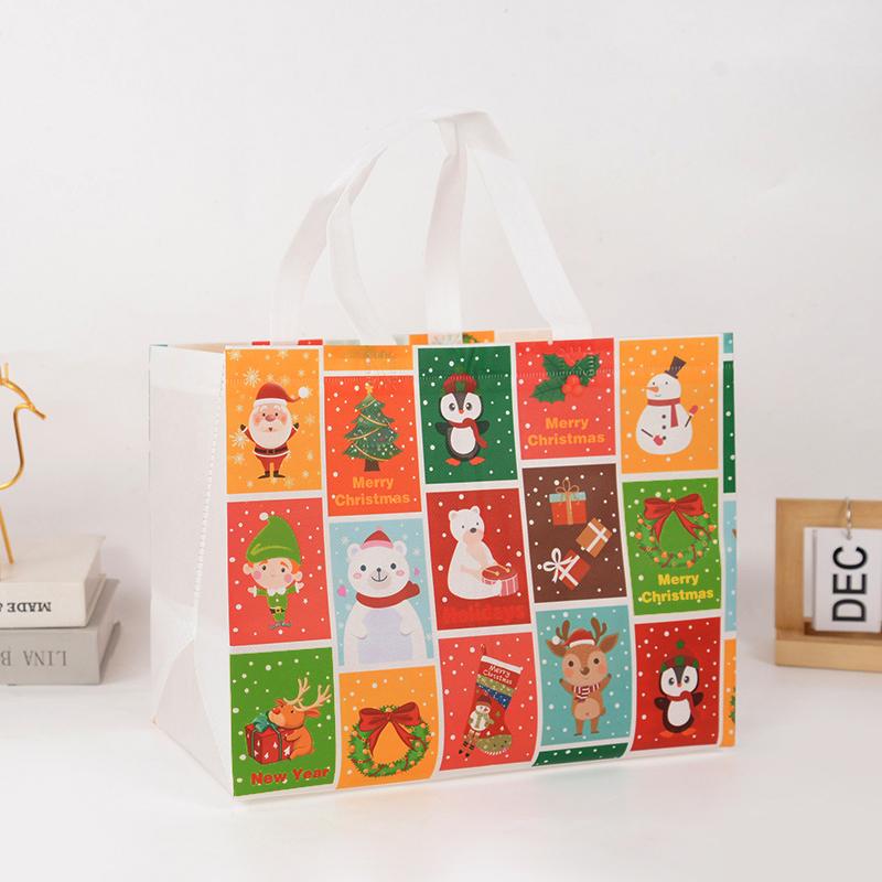Christmas Gift Bag Santa Claus Snowman Candy Gift Packaging Bag 2025 Merry Christmas Party Home Decor Navidad Noel 2025 New Year