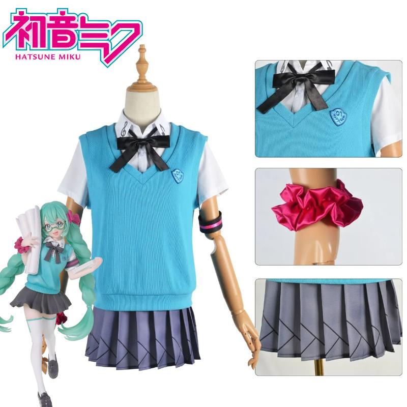 Miku 16th Hatsune Anniversary Cosplay Jk Uniform Costume Party Outfit Halloween