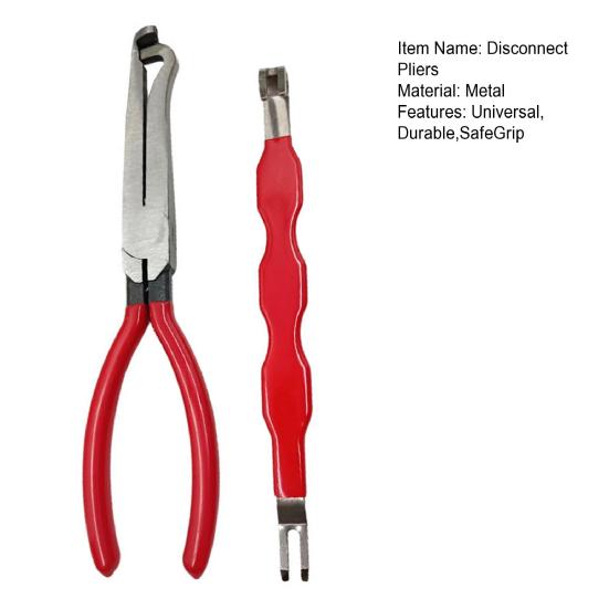 Zestaw szczypiec do rozłączania elektryki samochodowej Separator złączek i szczypce do opasek zaciskowych Narzędzie do zwalniania złączek samochodowych do wtryskiwaczy paliwa i czujników