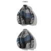 Autumn and Winter New Lamb Wool Jacket Men's Stand-up Collar Color Matching Loose Thermal Jacket