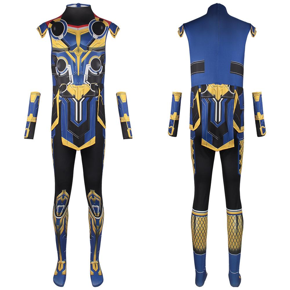 Costume Cosplay Thor Love and Thunder Thor Jane, Tuta Halloween per Bambini e Adulti