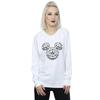 Disney Womens/Ladies Mickey Mouse Head Of Eyes Sweatshirt