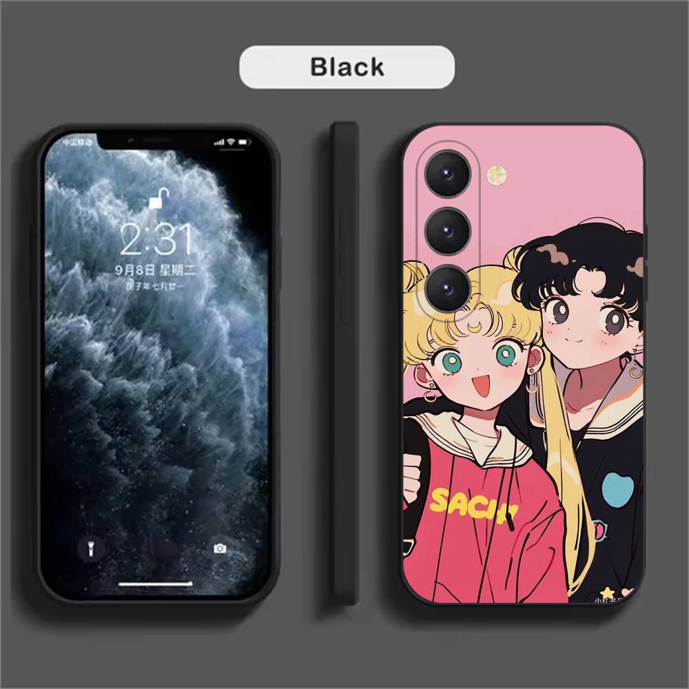 Cartoon S-Sailor M-Moons Phone Case For Samsung Galaxy A52 A42 A32 A22 A12 A02S A72 A73 A51 A41 A31 A21S A71 A40 A30S A20S