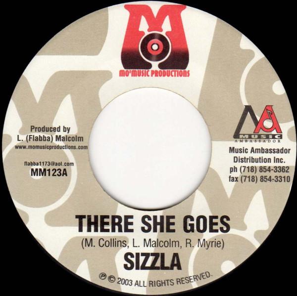 7inch Record SIZZLA - There She Goes MM123 Mo' Music Produ 2003 Jamaica Reggae, Ska & Dub Used