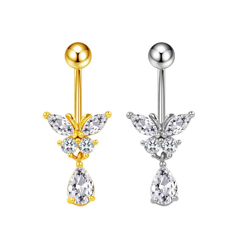 Gaibei Starfish Butterfly Trendy Navel Ring Jewelry