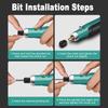 Cordless Mini Grinder, Rechargeable Grinder Tool with 3 Speed Adjustment, 25 Accessories, Multi Purpose Tool Kit for