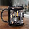 The Mechanic's Toolbox Mug, Realistic Tool Details & Comfortable Handle, 11oz Ceramic Mechanic Toolbox Coffee Cup for Birthday Thanksgiving