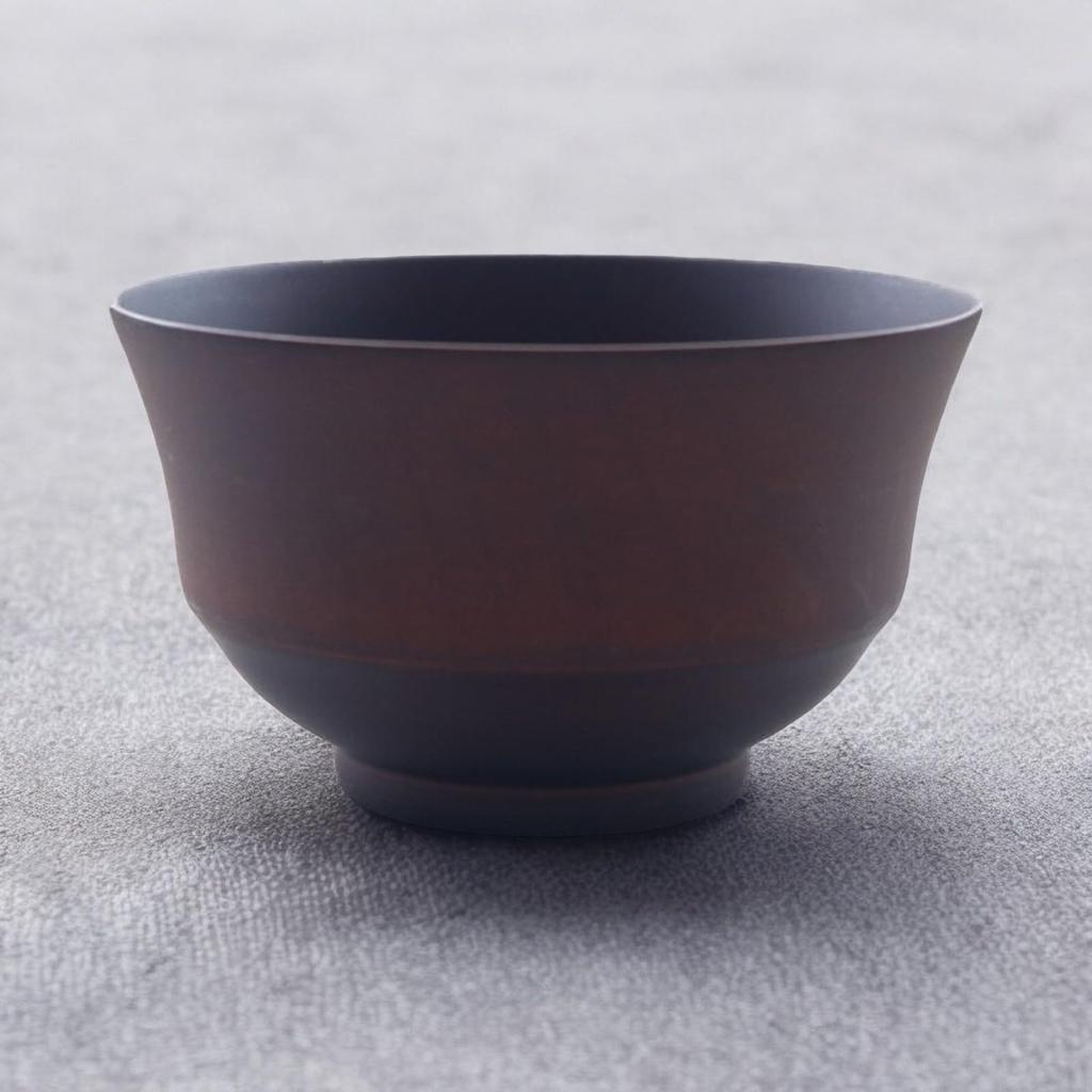 Miso Soup Dark x Current model J-kitchens Bowl, Wooden, Kisai, Brown, Medium, 11.3cm 6.8cm,