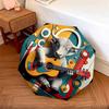 AnimalMusicians Pattern Pattern New Style Umbrella, 1 Piece Automatic Folding Umbrella, Portable Travel Umbrella, Outdoor Umbrella, Birthday Gift