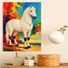 Shiny Pearl Elegant Horse DIY Painting Creative Bead Art Craft Household Wall Decoration Nice Present For Art Hobbyists Home Decor Wall Artwork