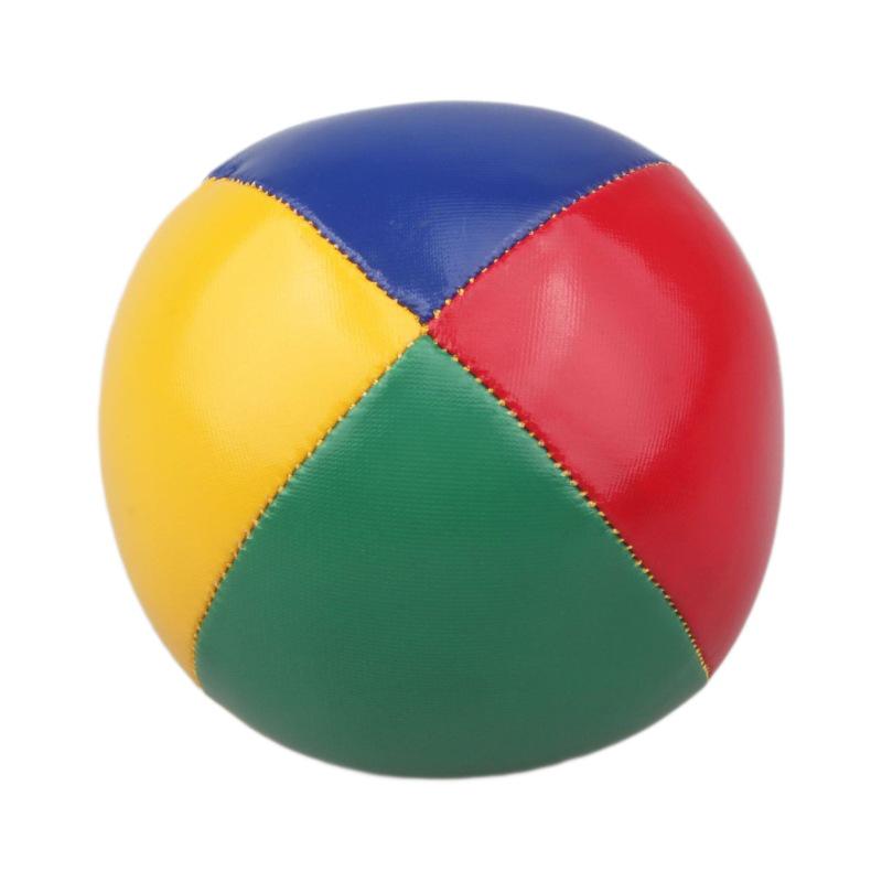 High-Grade PU Leather Juggling Ball 5.5CM - Thickened Sandbag for Outdoor Performance & Clown Acts