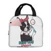 Cute Dog Groomer Gift For Women Dog Grooming Insulated Lunch Bag for Women Children Leakproof Food Boxes Thermal Lunch Box Tote