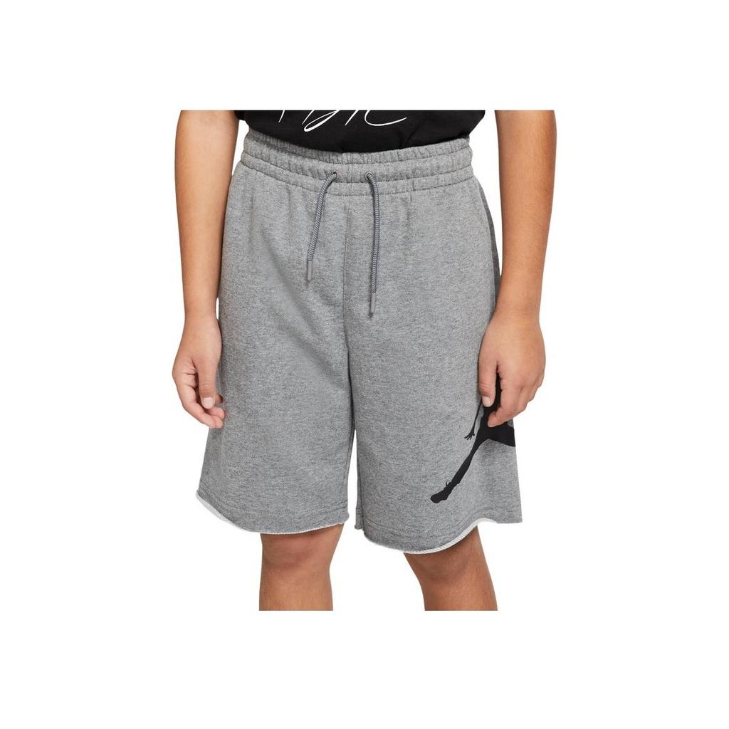 Jordan Logo Printed Lace-Up Sports Shorts Kids Shorts Carbon-Gray HA7453-091