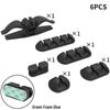 Self-Adhesive Silicone Cable Organizer for Cords and Earphones